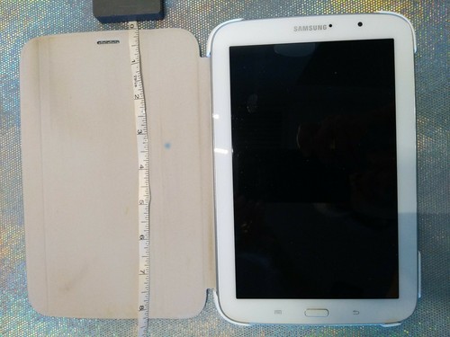 Samsung Galaxy Note GT-N5110 Wi-Fi - White Wiped Clean bundle w/case - Picture 2 of 7