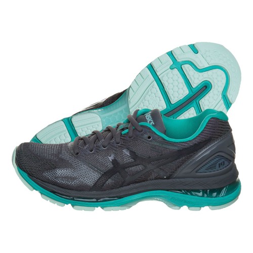 Asics GEL-Nimbus 19 Lite-Show T7C8N-9590 Women Running Shoes Dark  Grey/Green 7 | eBay