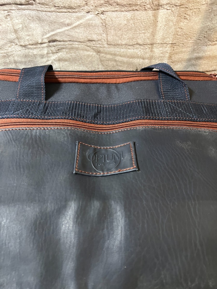 Yves Saint Laurent YSL Opium For Men Blue Duffle Weekender Carry