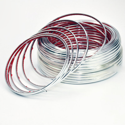 15m Car Chrome Moulding Trim Strip Adhesive Width 6/8/10/12/15/18/20/22/25/30mm