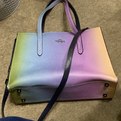 Authentic COACH Ombré Pistachio Charlie Large Shoulder