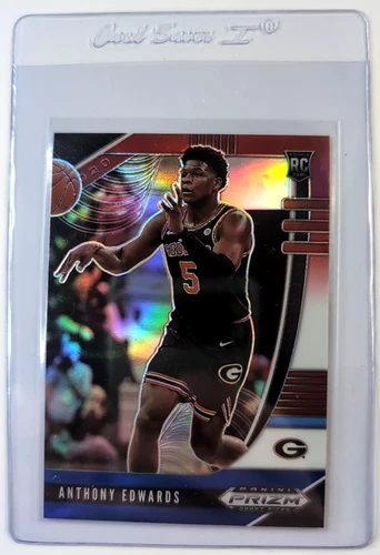 2020-21 Prizm DP Red White Blue Anthony Edwards #41 GSC Gem Mint 10, Quick Grade