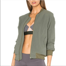 Touche Los Angeles X Morgan Stewart Brendan Perforated Bomber Jacket Xs