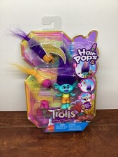 Trolls Band Together Branch Small Doll Figure  Hair Pops 9 Pieces Dreamworks