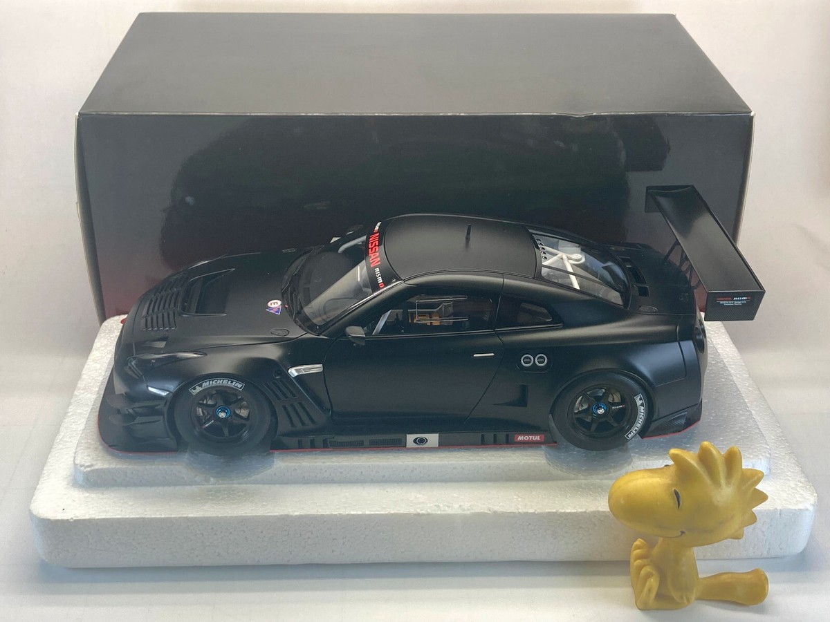 1:18 AUTOart Nissan GT-R Nismo GT3 R35 Matt Black GTR 81580 | eBay