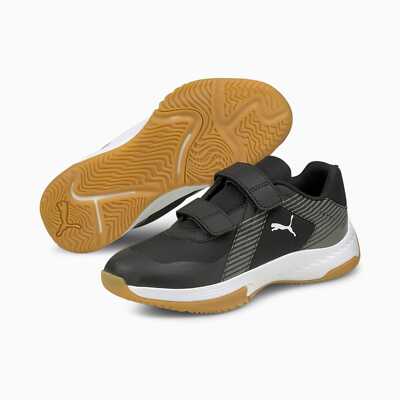 Puma Varion V Jr Indoor Sportschuh Halle Schule Klettverschluss Hockey Handball