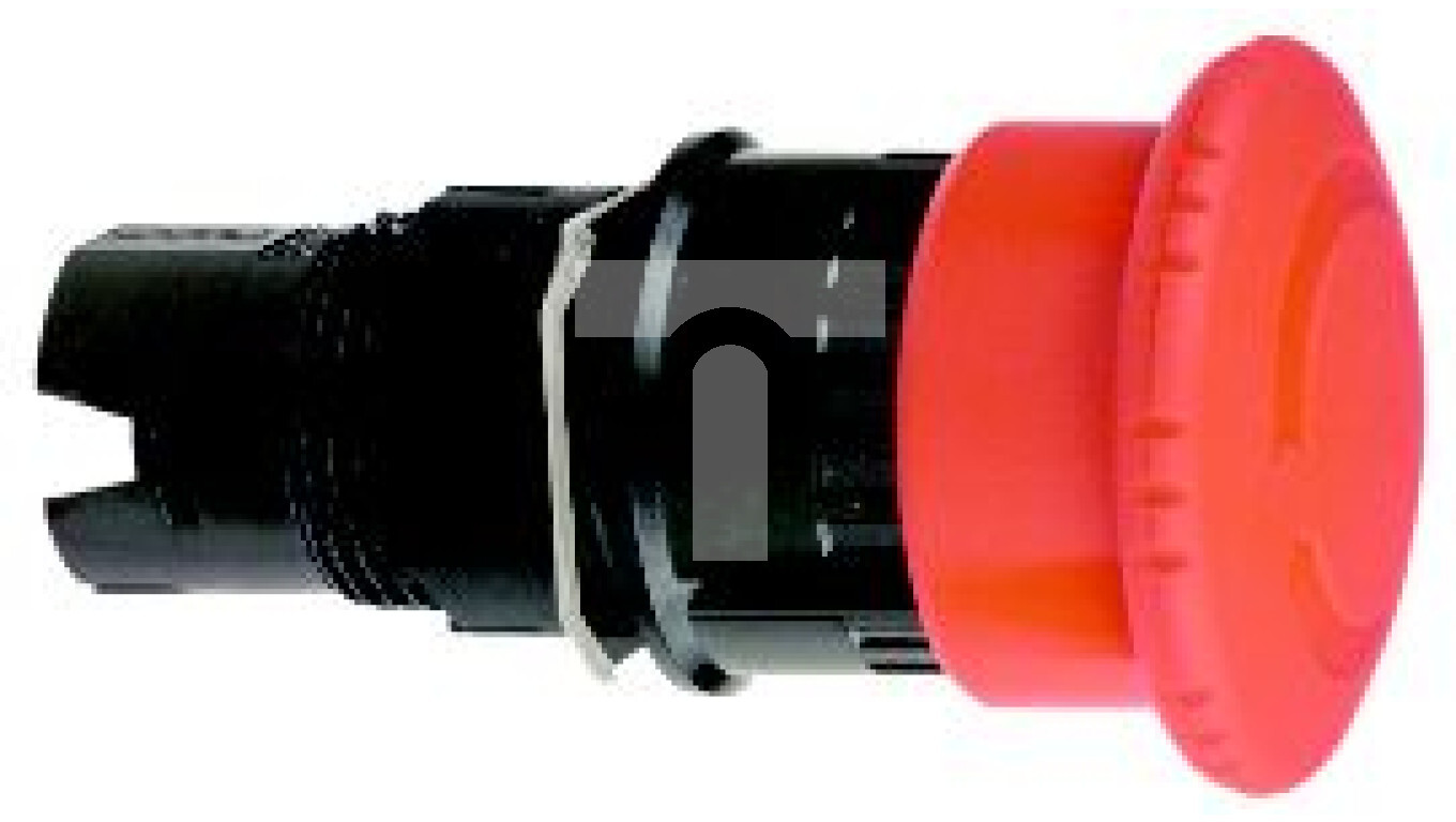 Red mushroom button drive by turning ZB6AS834 /T2UK