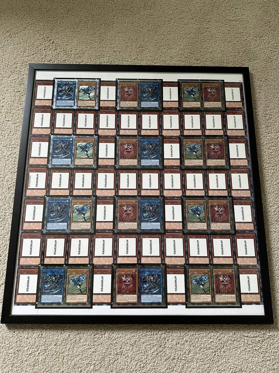 Yugioh Uncut Sheet - Extremely Rare European OTS9 sheet With Effect Template Yugioh Uncut Sheet - Extremely Rare European OTS9 sheet With Effect Template
