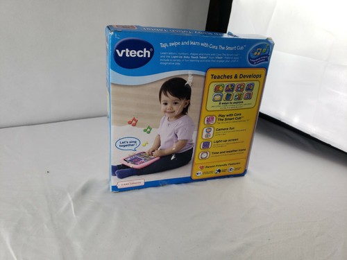 VTech Light-Up Baby Touch Tablet, Pink clock numbers music - Picture 4 of 4