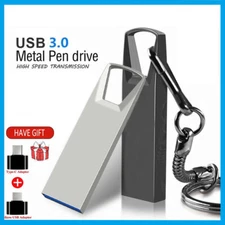 New Metal USB Flash 2GB USB 3.0 Flash Drive Memory Pen Stick USB Storage Device