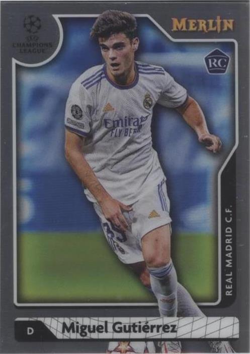 2021-22 Topps Merlin Collection Chrome UCL Miguel Gutierrez #15 - 1 of 1