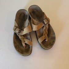 Mephisto Summer Sandal Helen Twist Camel Thong Sandal size 8
