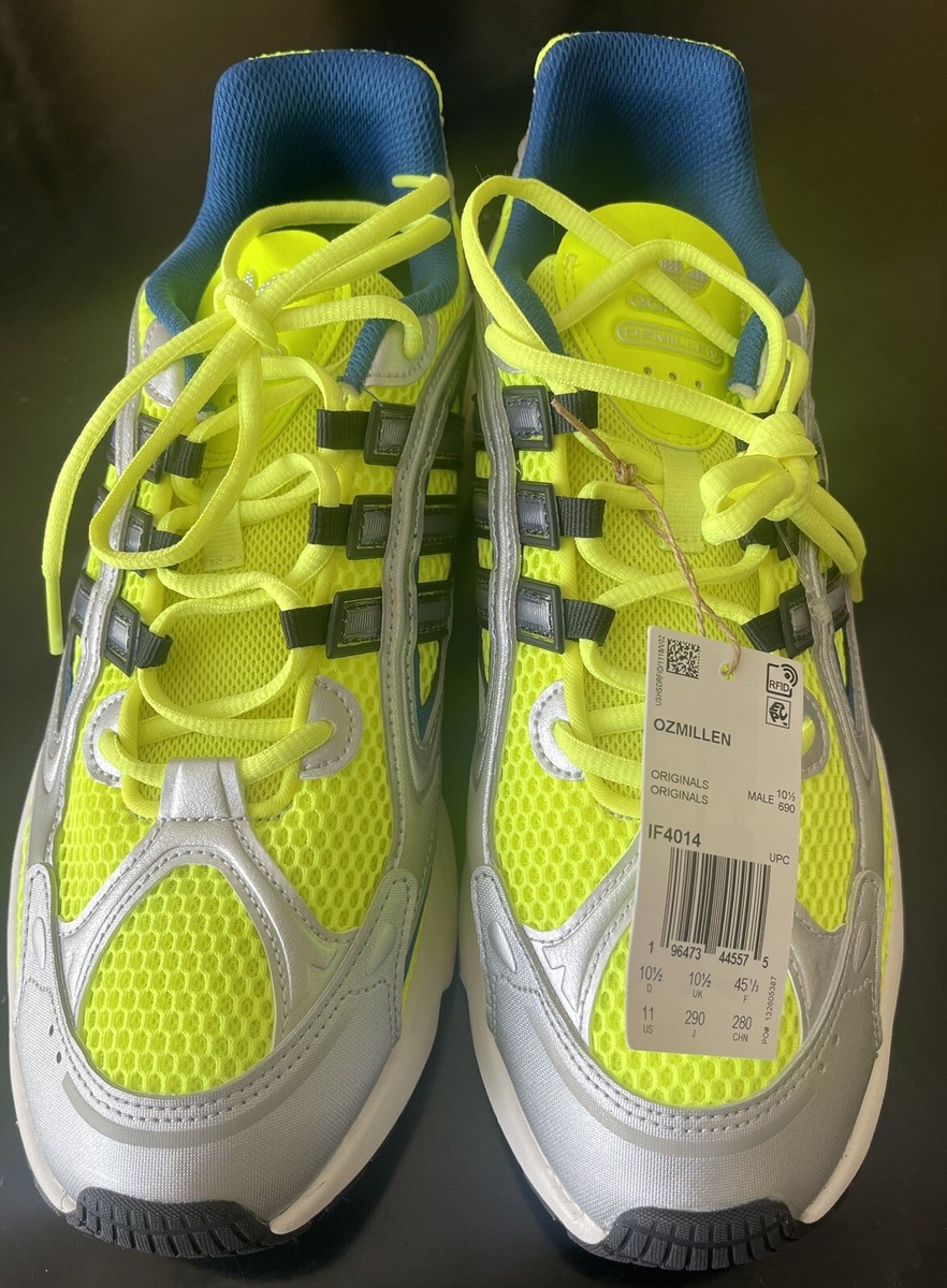 Mens adidas OZMILLEN Solar Yellow / Silver Metallic / Core Black