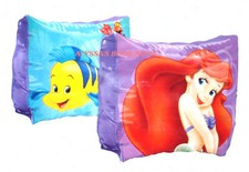 DISNEY PRINCESS ARIEL INFLATABLE ARM FLOATS SWIM BANDS