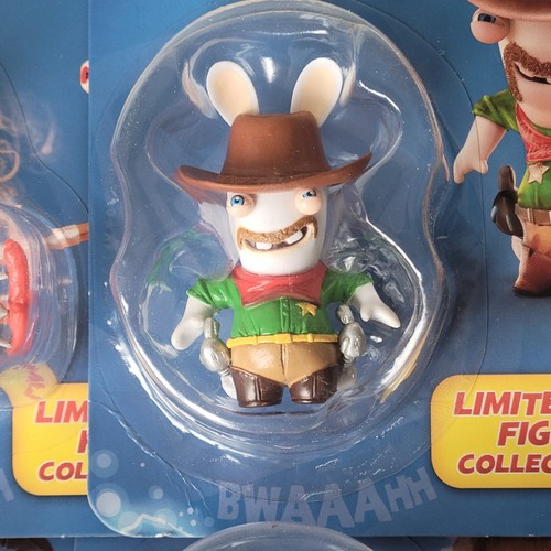 Rayman Raving Rabbids: Travel in Time 3" Action Figures Set of 6 Ubisoft Wii - Picture 5 of 10