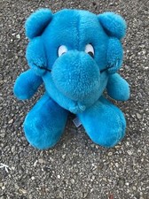 Kodak Kolorkins CLICK 9" Blue Plush Stuffed 1989 Promotional Toy VNTG