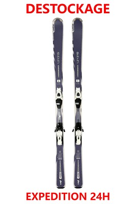 Skis Paraboliques Wed'ze SRX 800 + Fixations – 165-172 Cm, état Correct, Affûtés Et Fartés
