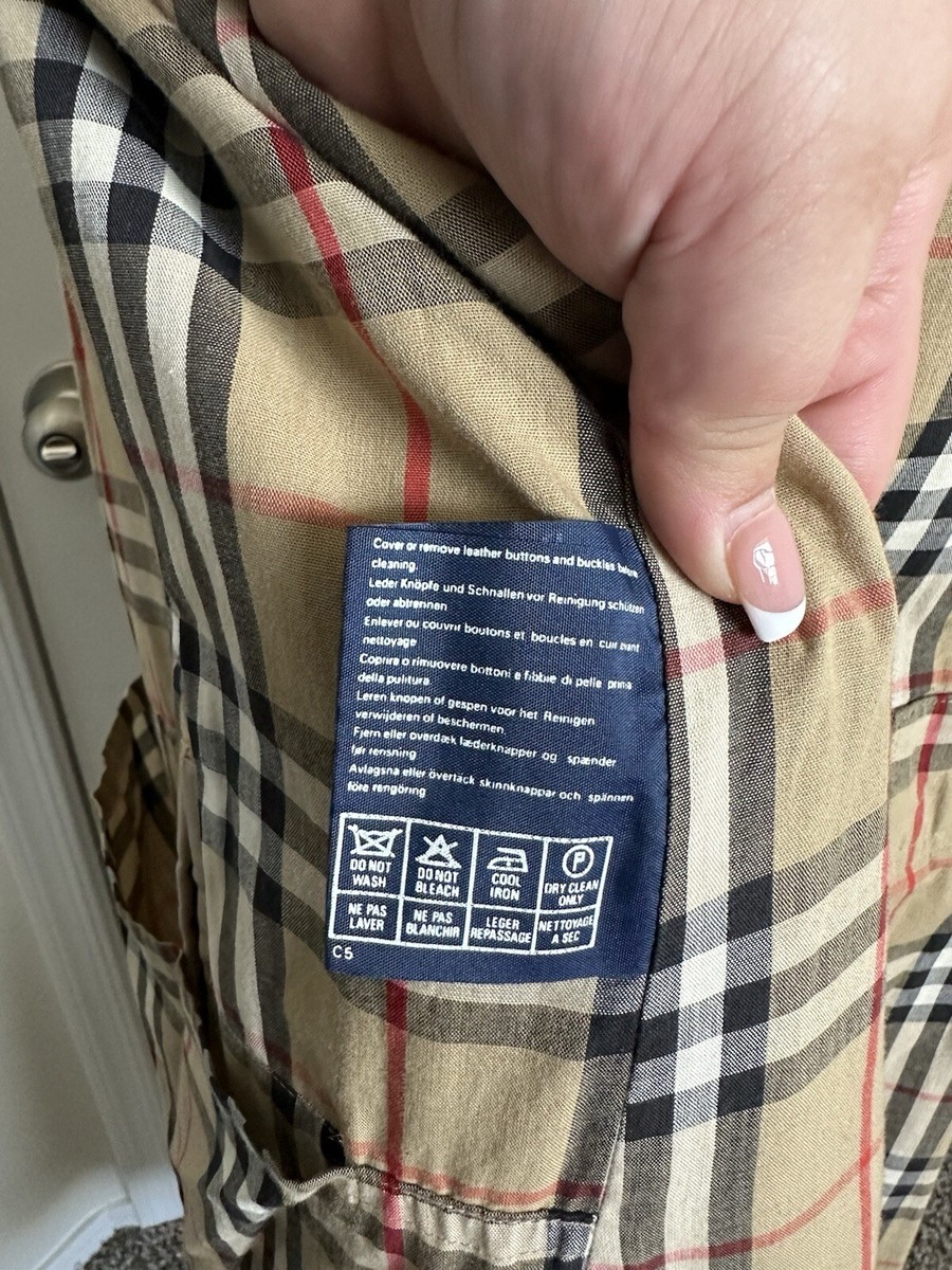 Burberry Kensington Trench Coat XL 44 Long Iconic 80s