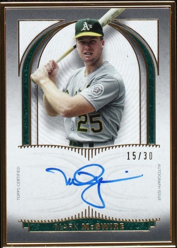 Mark McGwire 2017 Topps Definitive Collection Patch Autograph Rare 