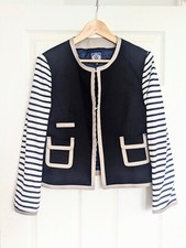 Vilagallo 'kelly' Cropped Jacket Size 46 Uk16 Worn Once