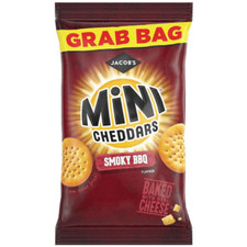 Mcvitie's Baked Mini Cheddars Smoky BBQ Flavour Biscuits 45g (Pack of 30) Case
