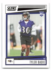 Tyler Badie 2022 Score FOOTBALL #342 Baltimore Ravens