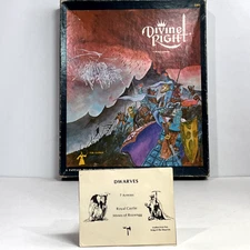 Vintage 1979 TSR - Divine Right "DWARVES" Identity Card Replacement Piece ONLY