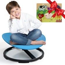 Kids Sensory Swivel Chair, Sensory Spinning Chair for Autism Kids, Body Coord...