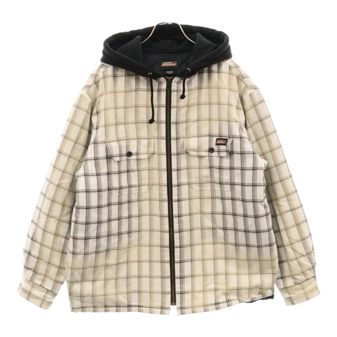 Veste chemise zippée à capuche à carreaux SUPREME 23AW x Dickies ivoire d'occasion 5630d826b715d