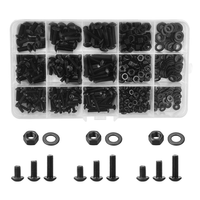 Schrauben Und Muttern Sortiment Set, Schwarze Innensechskant, M3/M4/M5 Gewindema