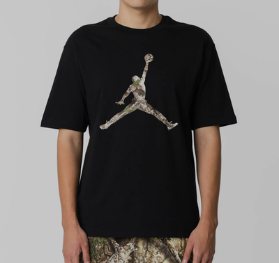 NEW* Men NIKE Jordan Brooklyn Realtree Jumpman T-Shirt BLACK