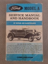 Ford Model A Service Manual Owner Handbook Repair Maintenance Floyd Clymer 14th