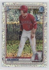 2020 Bowman Draft Chrome Sparkle Refractor David Calabrese #BD-103 4z8