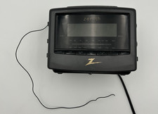 Radio Sveglia Zenith AM/FM Modello # Z124B Testata Funzionante