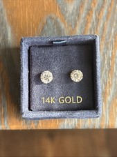 14k Gold Earrings New In Box