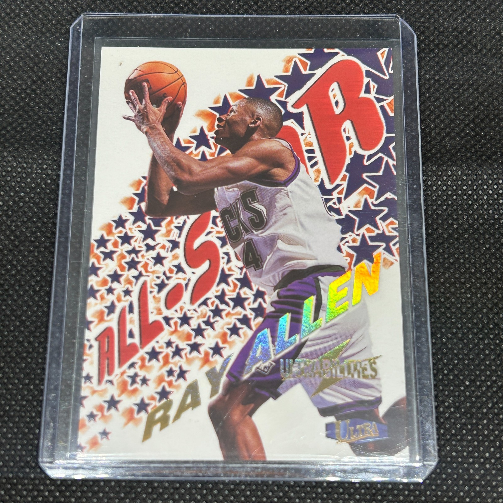 1997-98 RAY ALLEN FLEER ULTRA ULTRABILITIES ALL-STAR INSERT #12 OF 20 - BUCKS