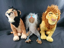 Disney Store Rafiki Scar Simba 15" The Lion King Stuffed Toy Animal Plush Lot