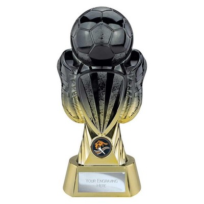 FUSSBALLPOKAL, goldene Ballschuhe Auszeichnung Pokale, kostenlose Personalisierung, Gravur