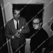 1896-002 candid Christopher Lee and a fan 1896-02 1896-002