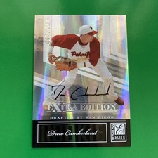 Drew Cumberland 2007 Donruss Elite Extra Edition Auto Card #100 LTD #492/744