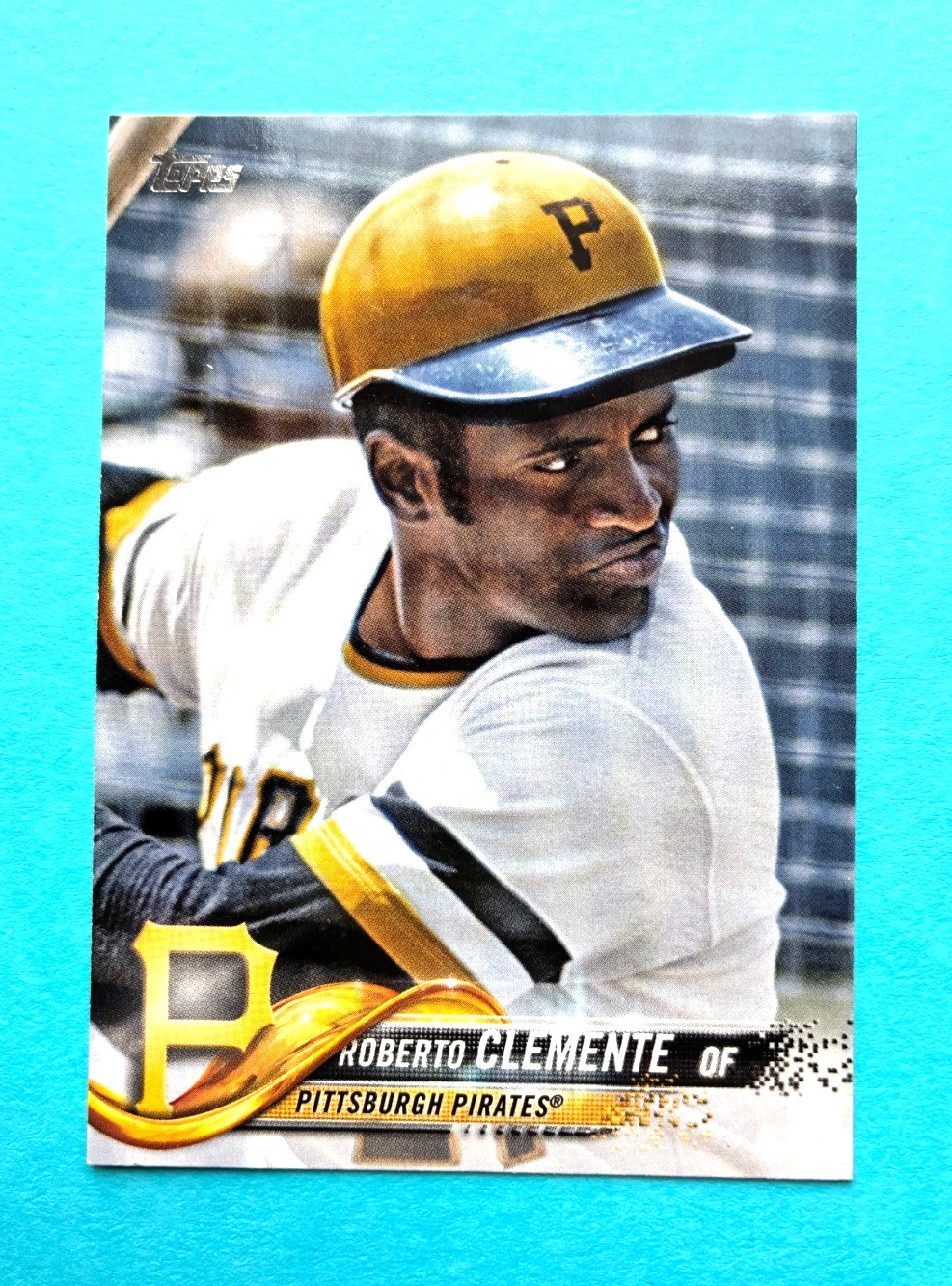 Roberto Clemente 2018 Topps Update Series #US9 SP Legends Variation Pirates