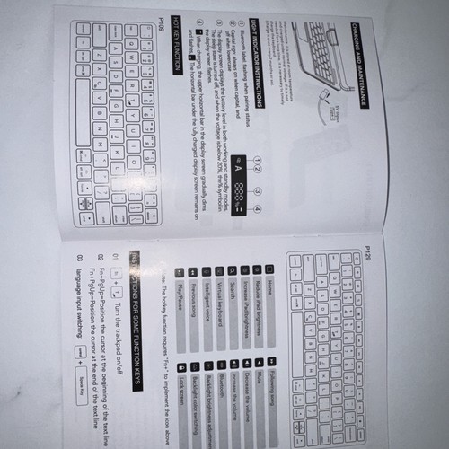 Rotate Magic Keyboard 360 Swivel Pink Keyboard Clear Holder iPad - Picture 6 of 8