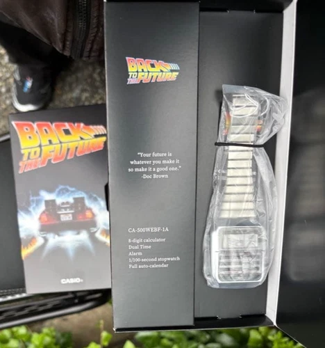 Casio CA-500WEBF-1AJR Back to the Future Collab Calculator Watch 40th Limited - Bild 1 von 5