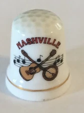 Nashville Thimble Vintage Souvenir Collectible