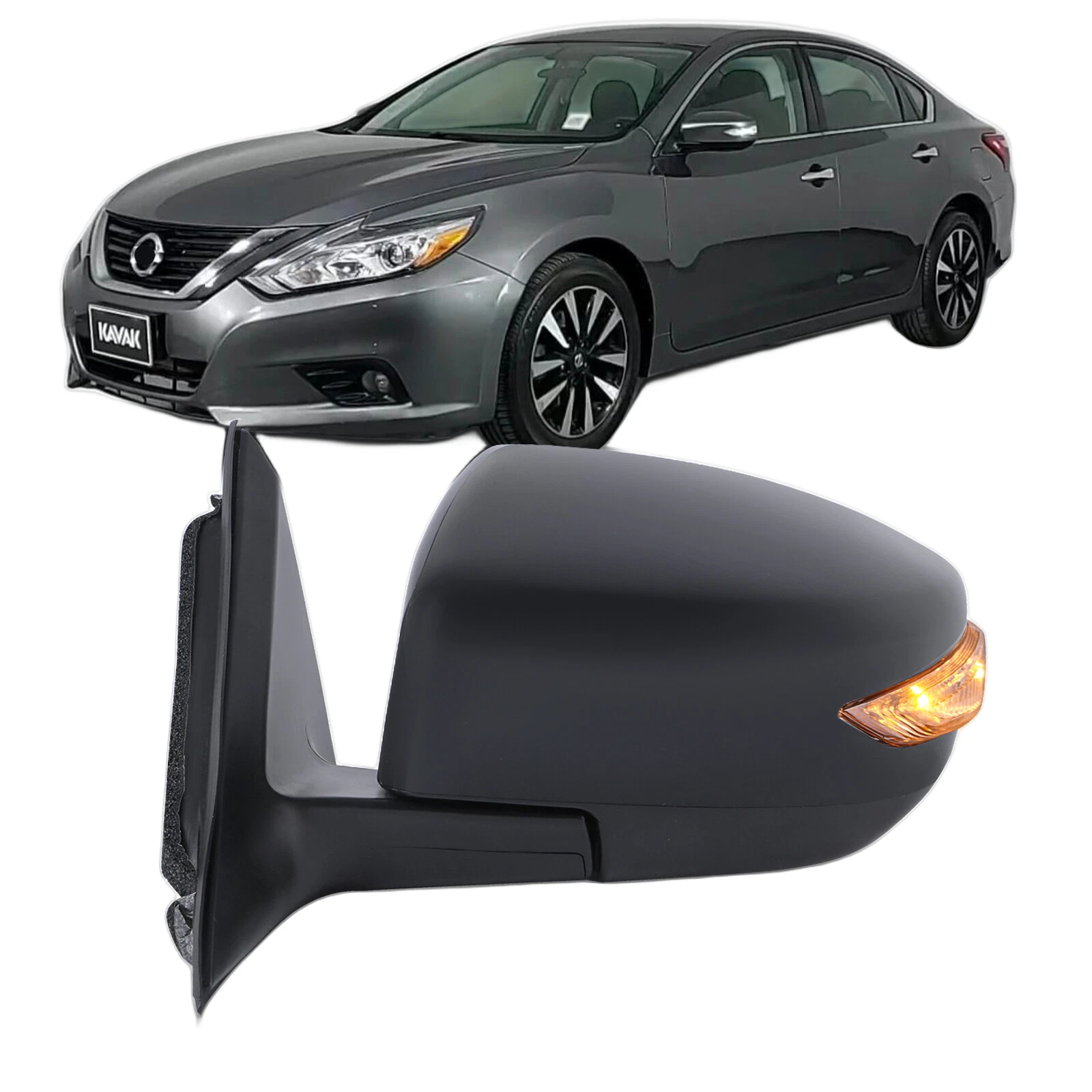Driver Side Power Heated Mirror w/ Turn Signal for 2013-2018 Nissan Altima