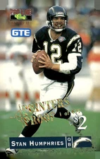 1995 Pro Line Series II #16 Stan Humphries San Diego Chargers Football Card