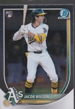 2025 Bowman Chrome #1 Jacob Wilson Rookie Athletics