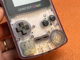 Nintendo Game Boy Color Atomic Purple System Console Handheld CGB 001 Tested!