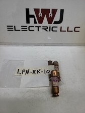 Lot Of 3 BUSSMANN LOW-PEAK LPN-RK-10 10A Dual Element Time Delay Fuses