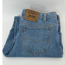 Levi's 550 Jeans Mens 38x30 Blue Orange Tab Relaxed Tapered Made in USA 03-92